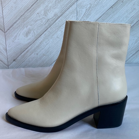 Madewell Darcy ankle boots white 5 - Picture 1 of 10